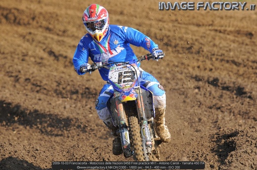 2009-10-03 Franciacorta - Motocross delle Nazioni 0458 Free practice MX1 - Antonio Cairoli - Yamaha 450 ITA